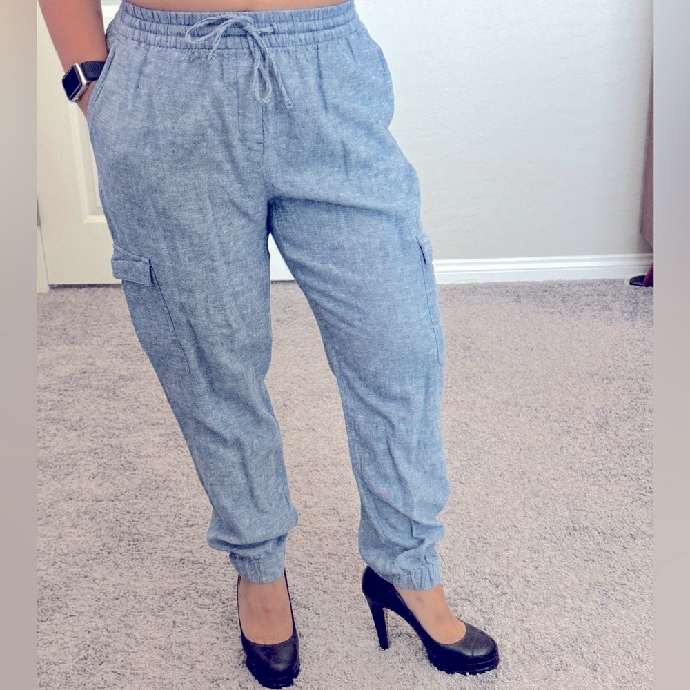 Linen joggers